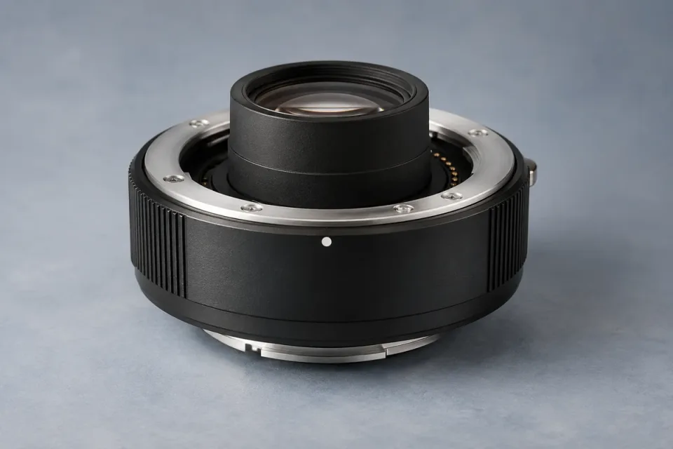 AI-generated conceptual illustration for Fujifilm Fujinon XF1.4X TC WR; appearance may differ from the actual product