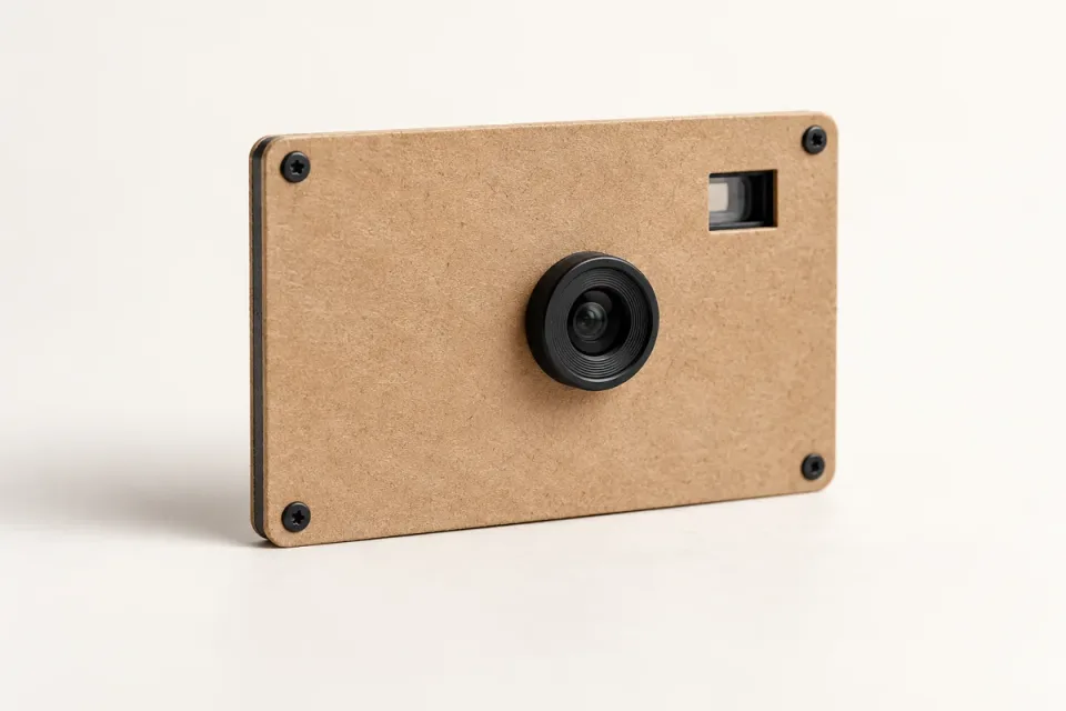 AI-generated conceptual illustration inspired by Paper Shoot 20MP; approximate appearance, not a product photograph.