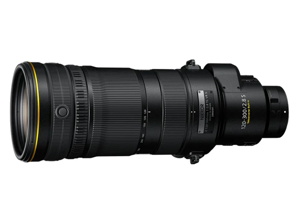 Nikon press photograph of the NIKKOR Z 120-300mm f/2.8 TC VR S lens