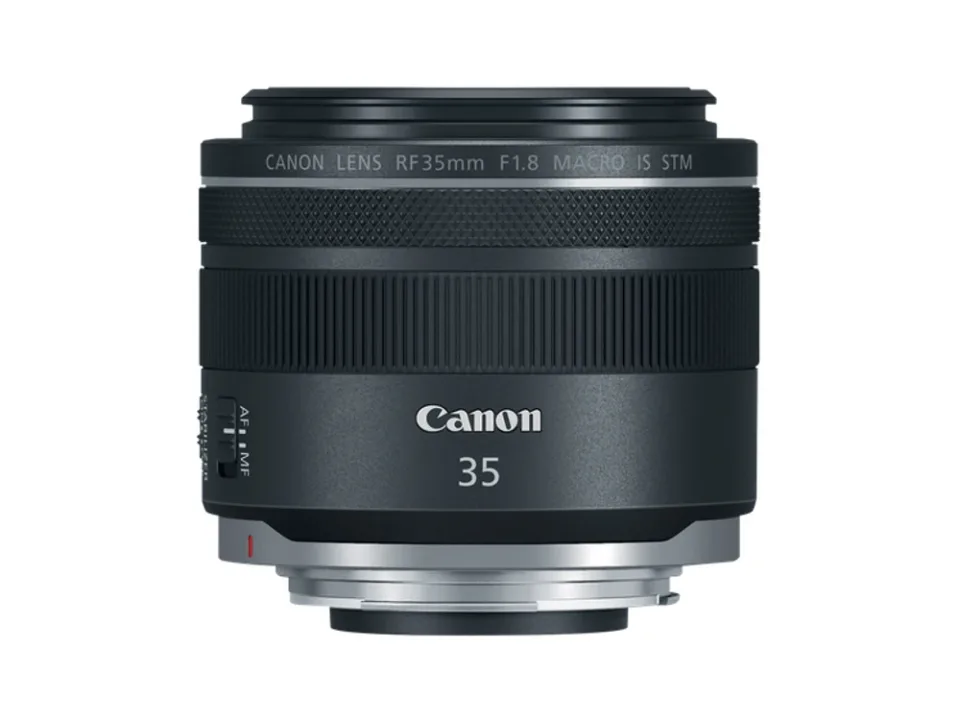 Canon product photograph of lens canon rf35 f18