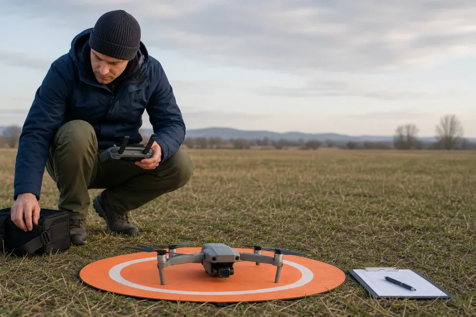 Editorial illustration for Best DJI Drones for Beginners