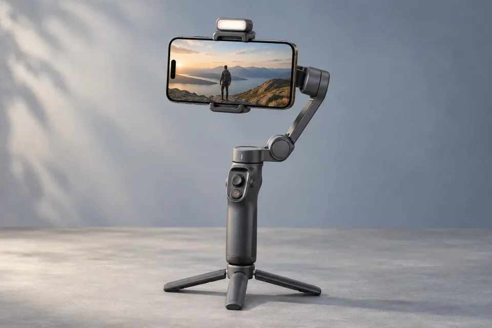 AI-generated conceptual illustration for Hohem iSteady V3 Ultra; appearance may differ from the actual product