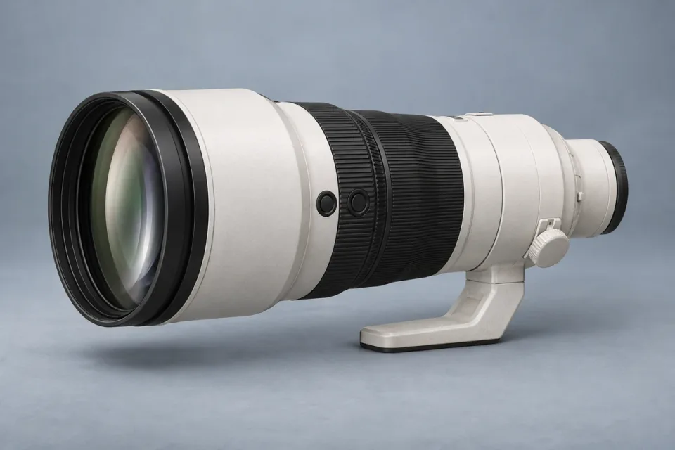 AI-generated conceptual illustration for Sony FE 400mm F4.5 GM OSS; appearance may differ from the actual product