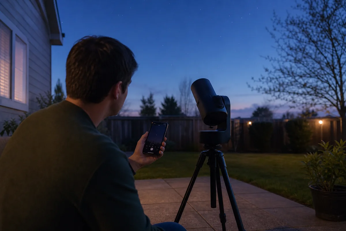 Editorial illustration for Best Smart Telescopes for Beginners