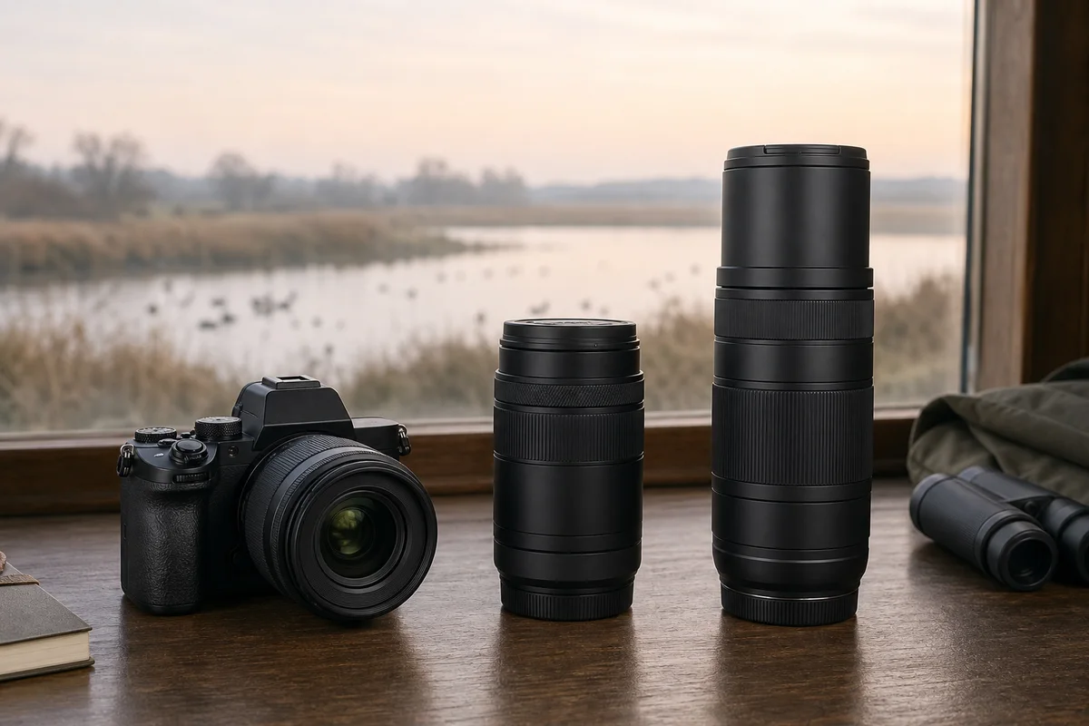 Editorial illustration for Canon RF-S 55-210mm vs RF 100-400mm