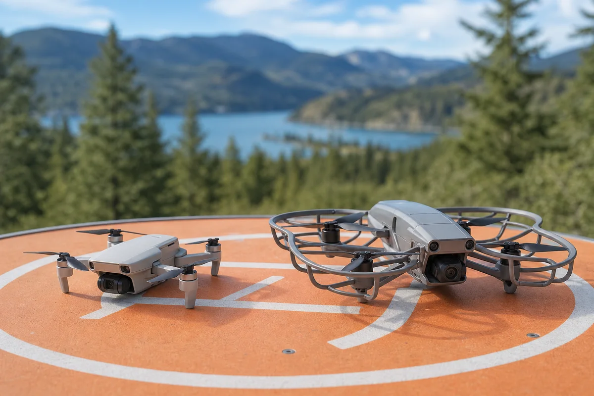 Editorial illustration for DJI Neo vs DJI Flip for First-Time Pilots