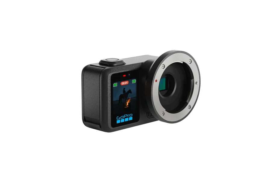 Official GoPro image of the MISSION 1 PRO ILS body with its empty Micro Four Thirds mount