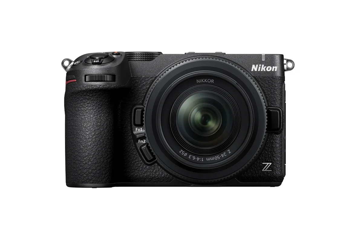 Official Nikon front view of the black Z5IIC with the NIKKOR Z 24-50mm f/4-6.3 kit lens